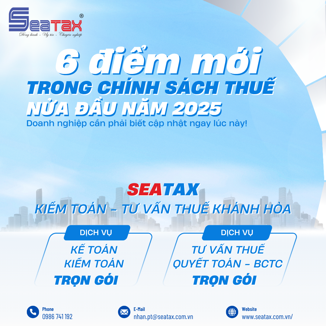 6 Điểm Mới Trong Chính Sách Thuế Năm 2025 – Doanh Nghiệp Không Thể Bỏ Qua